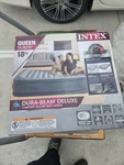 Intex Queen Dura-beam Comfort Pillow Airbed W/ Internal Pump. Fixed Price $50.00.