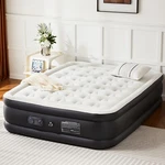 16" Queen Air Mattress Coil Beam Support Plush Velvety Top Hold 660 Pounds. Fixed Price $49.72.