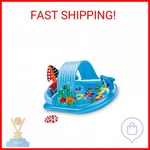 Intex 57128MW Shark Play Center Inflatable Kiddie Pool, 61.5IN 51IN 33IN, Ag. Fixed Price $35.19.