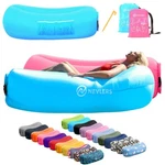 Nevlers Inflatable 2 Pack Pink & Blue Blow Up Lounger Beach Chair Travel Bag. Fixed Price $49.99.