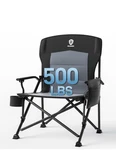 Ever Advanced Oversized Folding Camping Chair, For Adults Heavy Large, Grey. Fixed Price $98.25.