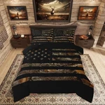 American Flag Camo Comforter Set,military Hunting Bedding Queen Pattern 16. Fixed Price $83.58.