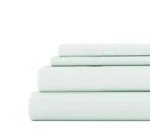 Becky Cameron Premium Ultra Soft 4 Pc Mint Solid Microfiber Twin Bed Sheet Set. Fixed Price $22.95.