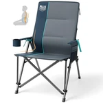 Timber Ridge Oversized Camping Chair With Lumbar Support, Large, Blue. Fixed Price $117.17.