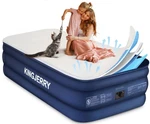 Kingjerry Twin Xl Air Mattress With Built-in Pump, 18" Raised Foam Topper Inf.... Fixed Price $300.80.