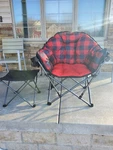 Guide Gear Comfort Padded Camping Chair Armrest Cup Holder Hike Fish. Fixed Price $64.99.
