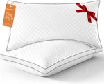 Bed Pillows Queen Size Of 2, Fluffy Luxury Hotel Collection Gusseted. Fixed Price $34.99.