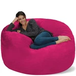 Chill Sack Bean Bag Chair Cover, 5-FEET, Microsuede Pink. Fixed Price $77.85.