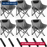 Fairysandy 6 Portable Folding Camping Chairs Lightweight Backpacking. Fixed Price $184.36.