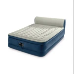 Headboard 18" Queen Dura-beam Deluxe Raised Air Bed Mattress With Built-in Pump. Fixed Price $60.70.