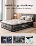 Ohgeni Queen Air Mattress With Built Pump, Inflatable Blow Up 18.... Fixed Price $69.06.