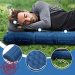 Toncoke 4.7" Thick Sleeping Pad Camping Mat Built-in Pillow Navy Blue. Fixed Price $44.99.