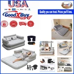 Full Size Inflatable Sofa Bed With Pump Portable Air Couch Camping Home Gray 80. Fixed Price $125.80.