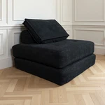 Folding Bed Futon Chair Convertible Lounger Sleeper With Pillow Corduroy. Fixed Price $216.00.