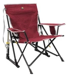 Gci Outdoor Kickback Camping Chair Portable Rocker, Red. Fixed Price $137.54.