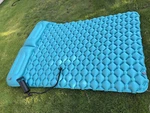 Inflatable Airbed Mattress Sleep 2 Person W/pillow 4 Backpacking Traveling Camp. Fixed Price $48.99.