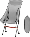 Portable Aluminum Camping Chair With Built-in Pillow & Side Pocket, Heavy Duty. Fixed Price $66.99.