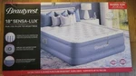 Beautyrest 18" Sensa-lux Dual Coil Pillow Top Air Mattress Bed Queen Cooling. Fixed Price $90.00.