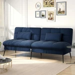 Cloud Comfort Convertible Futon Sleeper Sofa Bed Lounger With Lumbar Pillows New. Fixed Price $183.92.