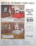 Vintage 1970'S Mid-century Design Broyhill Bedroom Furniture Art Ad. Fixed Price $9.95.