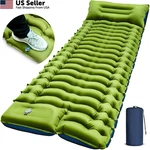 Fun Pac Camping Sleeping Pad, Ultralight Mat With Single, Green. Fixed Price $45.66.