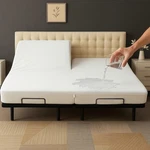 Non Sticky Cotton Waterproof Top Split King Mattress Protector, 34" Flex Head.... Fixed Price $46.75.