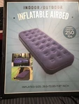 Indoor/outdoor Inflatable Air Bed Single Size New. Fixed Price $19.00.
