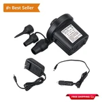 Eloki Portable Electric Air Pump For Quick-fill Inflatables 110V AC/12V Dc. Fixed Price $17.59.