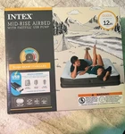 Intex Dura-beam Standard Mid-rise Airbed Queen 12IN Inflatable Built-in Usb Pump. Fixed Price $45.99.