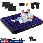 Portable Inflatable Air Mattress W/ Pump Travel Pillows Quick Inflate Sleep Pad. Fixed Price $60.78.