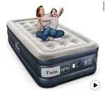 Air Mattress Twin With Built Pump, 18" Raised Luxury Blow Up Idoo. Fixed Price $59.99.