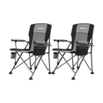 Xgear Camping Chair Hard Arm High Back Lawn Heavy Duty With Cup Holder,.... Fixed Price $125.07.