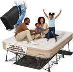 Queen Air Mattress With Frame, Self Inflating/deflating Bed For Adults - Peakres. Fixed Price $652.99.