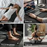 Bed Grounding Mat, Sleep Non-slip With WIRE,27'' X 76''. Fixed Price $64.99.