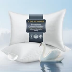 Cozsinoor Goose Feather Pillows Queen Size - Pack Of 2, Hotel Down Bed Pillow.... Fixed Price $71.43.