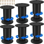 6 Pcs Adjustable Height Furniture Support Legs For Frame/bed Center Slat .... Fixed Price $37.43.