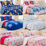 Kids Twin/full Disney Characters + Mlb Teams Logo Reversible Bed Comforter Set. Fixed Price $44.20.