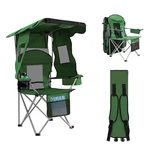 Ptlsy Folding Camping Chair With Canopy, Beach Shade C.... Fixed Price $114.34.
