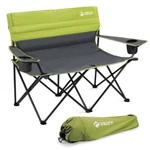 Folding Double Camping Chair Extra Wide Loveseat Heavy Duty Couch 500LBS. Fixed Price $85.99.