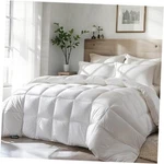 Beautyrest Goose Feather Down Fiber Comforter Size, Hotel King Light Warmth. Fixed Price $130.07.