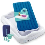 Hiccapop Inflatable Toddler Travel Bed With Safety Bumpers 4-SIDED, Portable. Fixed Price $131.61.