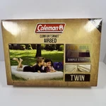 Coleman Twin Airbed Comfortsmart Fold Roll Simple Storage Camping - New. Fixed Price $95.00.