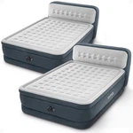 Intex Dura Beam Ultra Plush Headboard Airbed W/built Pump, Queen (2 Pack). Fixed Price $178.99.