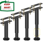 Wlrrcwdttc Adjustable Height Bed Support 7.08-12.6 Inch (4PCS), Black. Fixed Price $64.83.