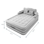Inflatable Air Mattress King Size With Electric Pump & Built-in Pillow Blow Up. Fixed Price $95.90.