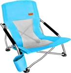 Low Beach Camping Folding Chair, Ultralight Backpacking With Cup Holder &. Fixed Price $81.99.
