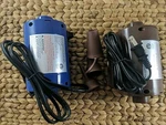 Set Of 2 Electric Air Pump Inflatable Pool Toys Quick-fill Mattress 3 Nozzle. Fixed Price $37.97.