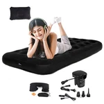 Twin Size Camping Air Mattress Bed Pump 75X39 Inch Inflatable Pad. Fixed Price $51.68.