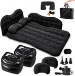 Zone Tech Car Air Mattress Travel Bed With Pillows Eye Mask, Pump Universal Fit. Fixed Price $43.50.