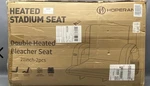 Hoperan 21" Person Piece Heated Stadium Seat For Bleachers. Fixed Price $59.25.